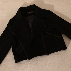 Suede Biker Jacket